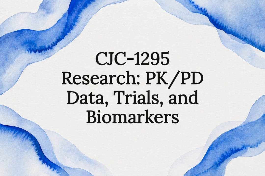 Decorative scientific title card illustration
