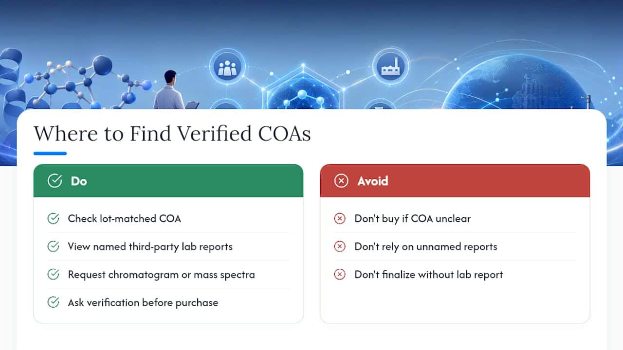 Where to Find Verified Lab-Grade Nootropic Peptides — overview diagram