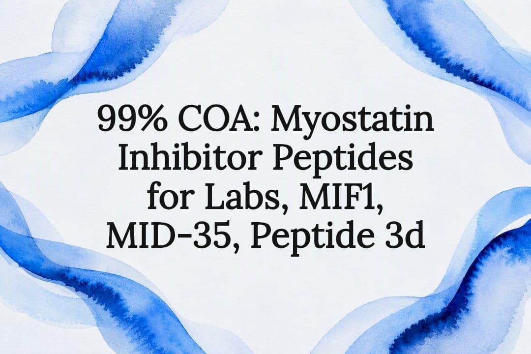 Decorative peptide research title card