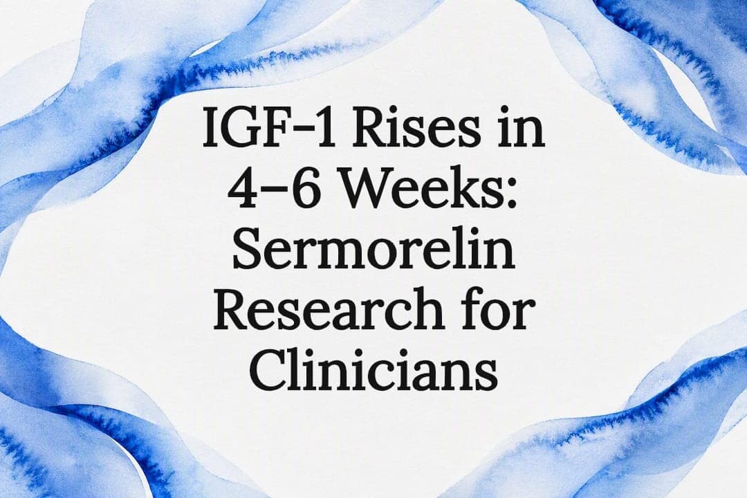 Decorative sermorelin research title card