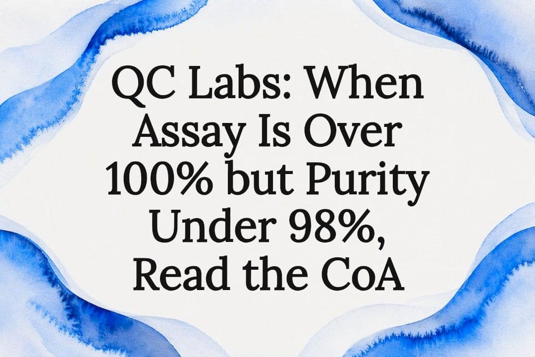 Decorative assay and purity title card