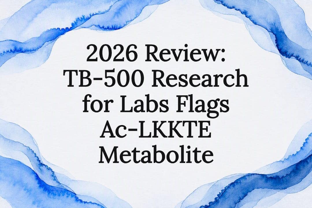 Decorative TB-500 research title card