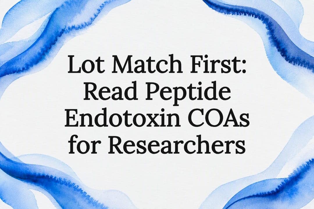 Decorative peptide endotoxin guide title card