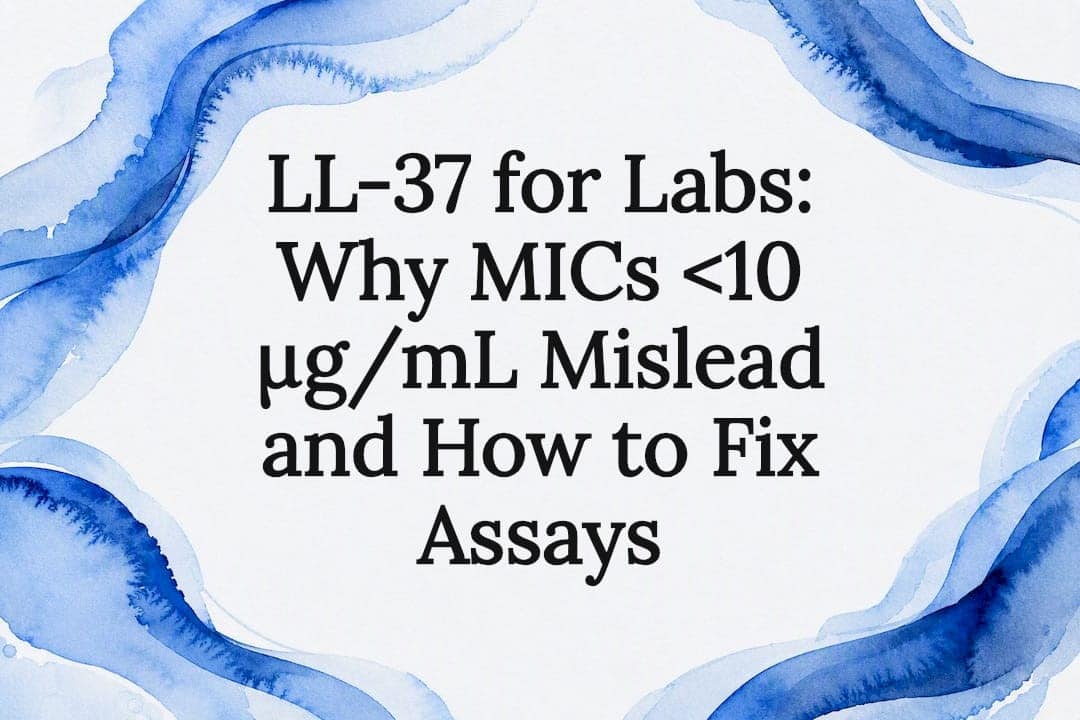 Decorative LL-37 assay title card