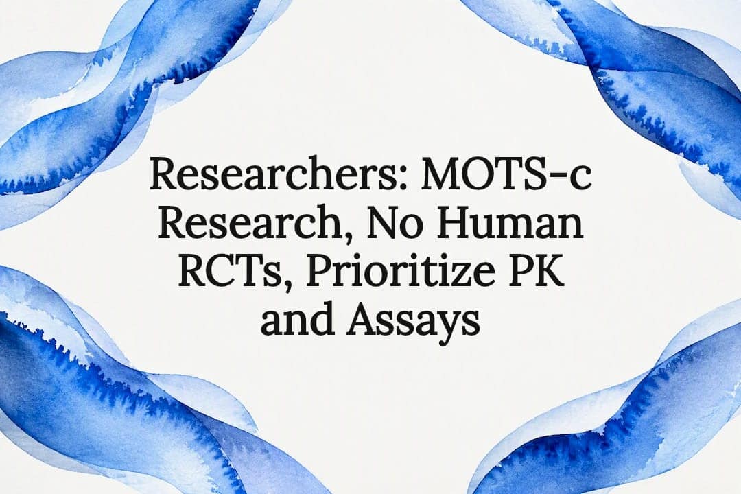Decorative MOTS-c research title card