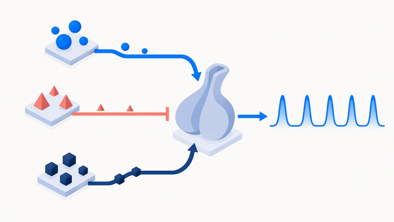 Three pathways converging on pulsatile GH release