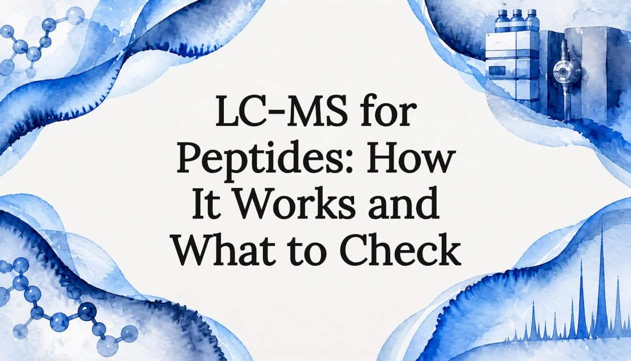 Peptide LC-MS article title card